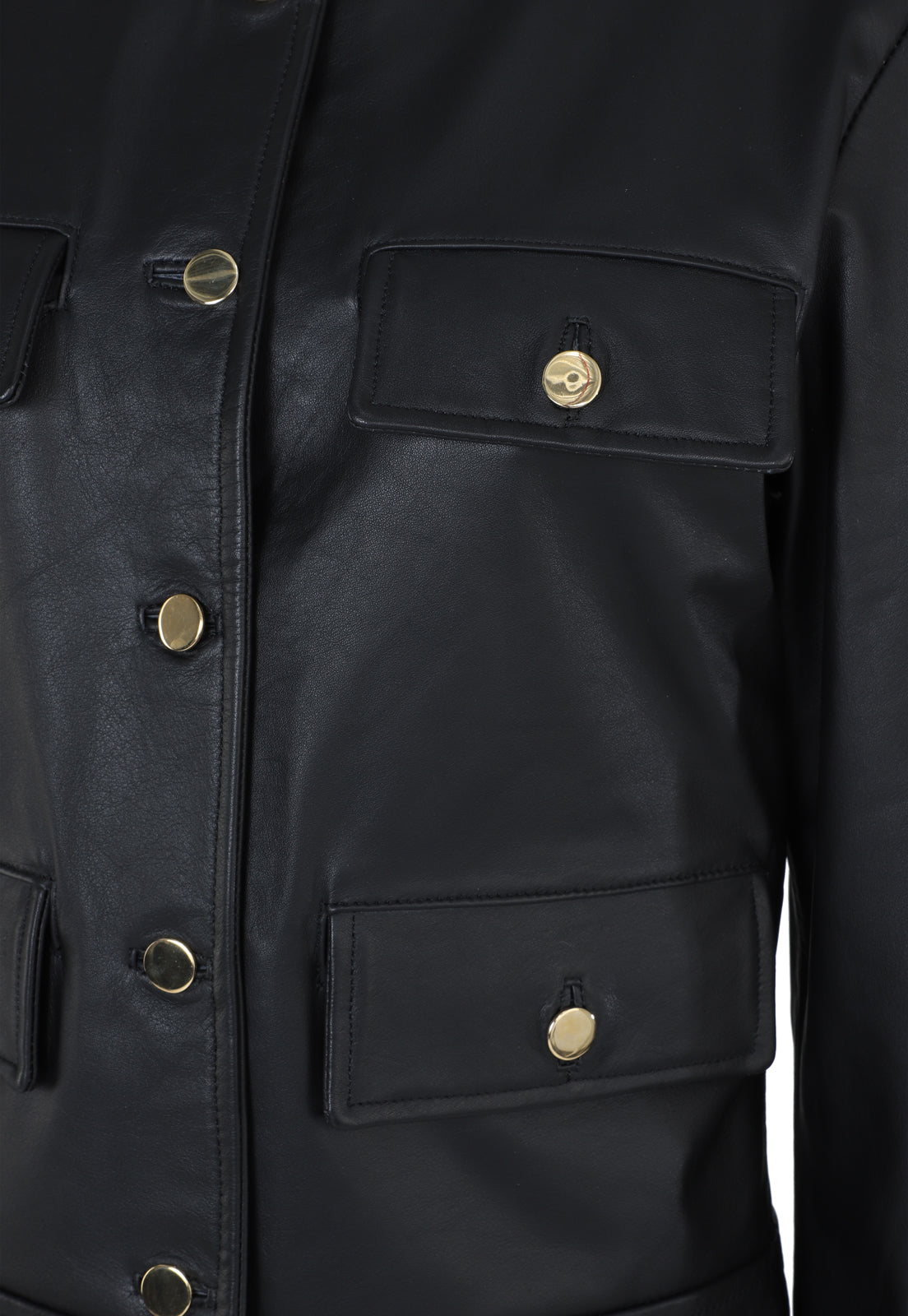 SERRA LEATHER BLAZER