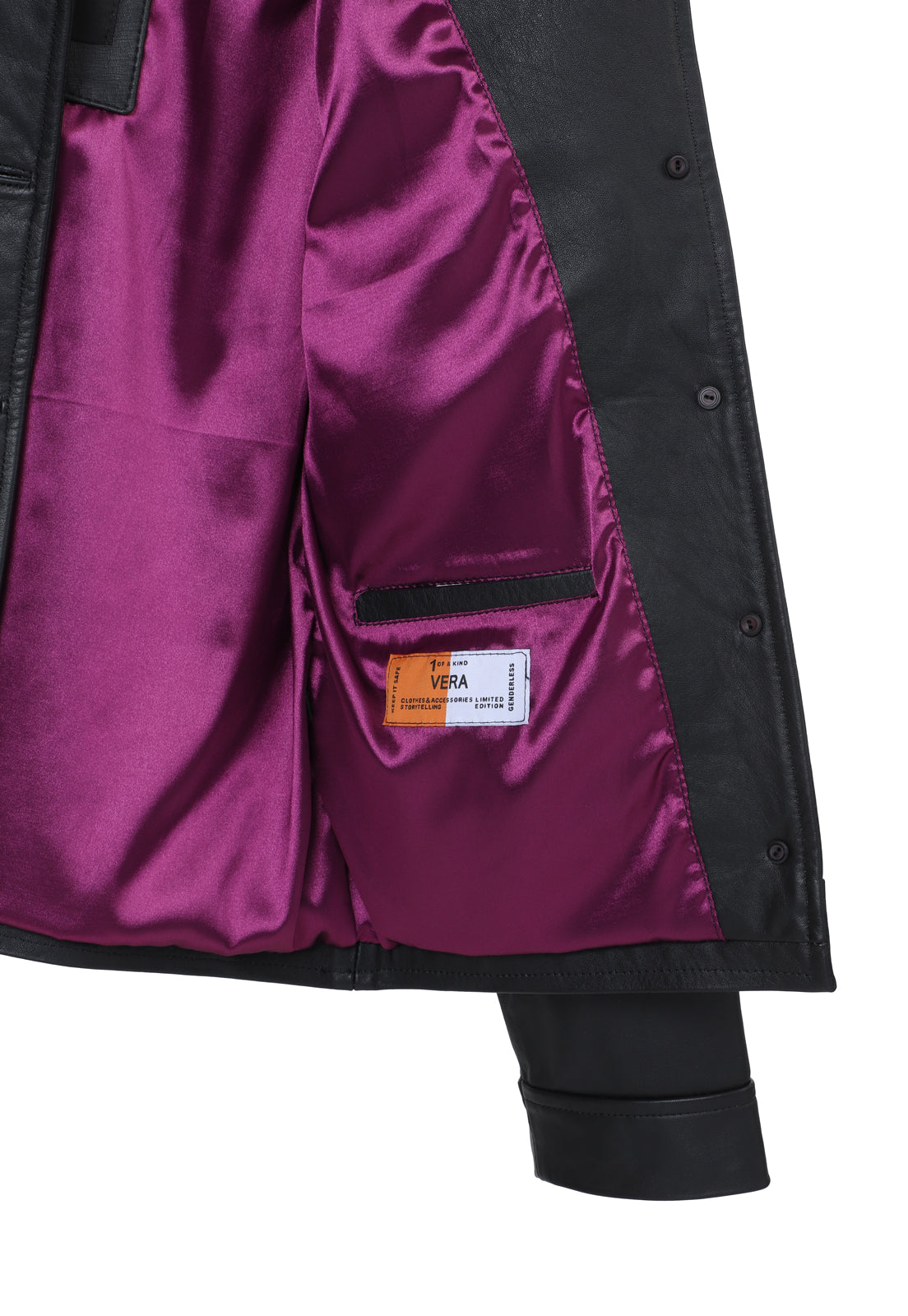 SERRA LEATHER BLAZER