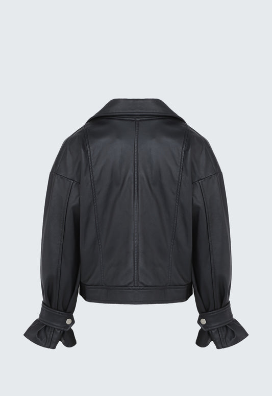 LEROY BIKER LEATHER JACKET