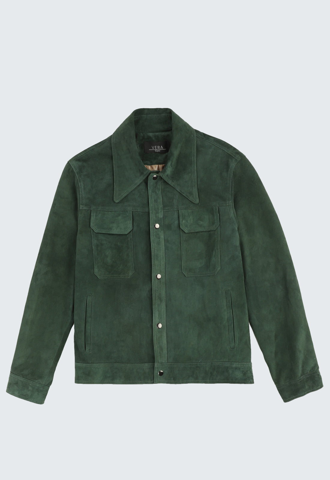 MONTIERI SUEDE JACKET VERDE