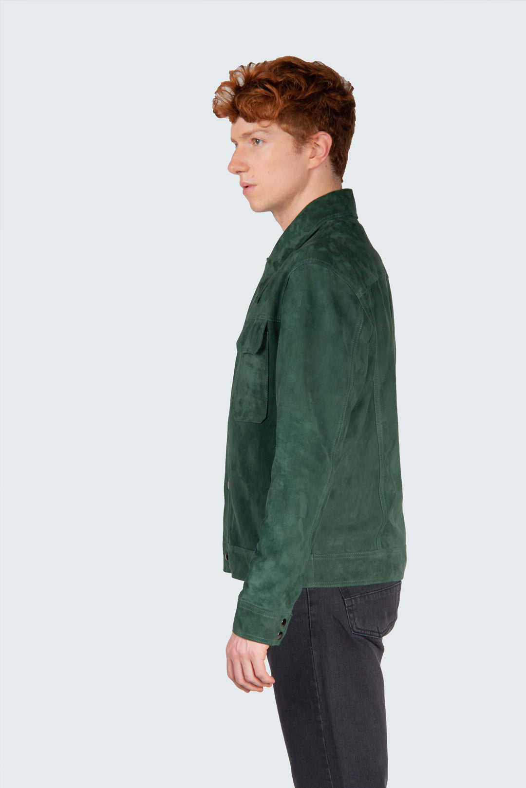 MONTIERI SUEDE JACKET VERDE