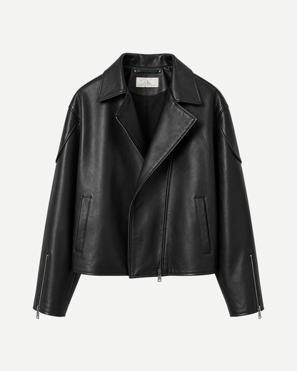 RIFT BIKER LEATHER JACKET