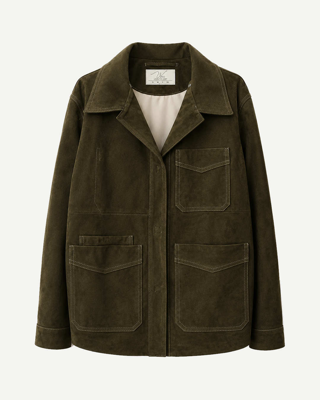 SLATE SUEDE JACKET
