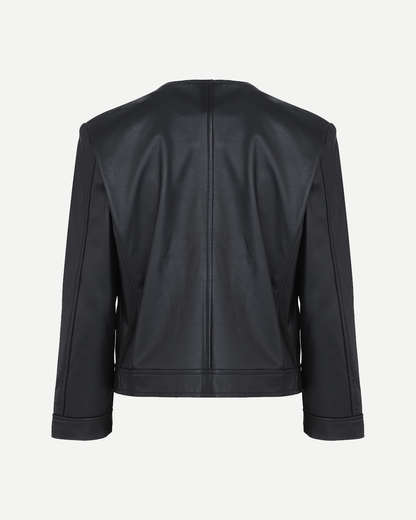 SERRA LEATHER BLAZER
