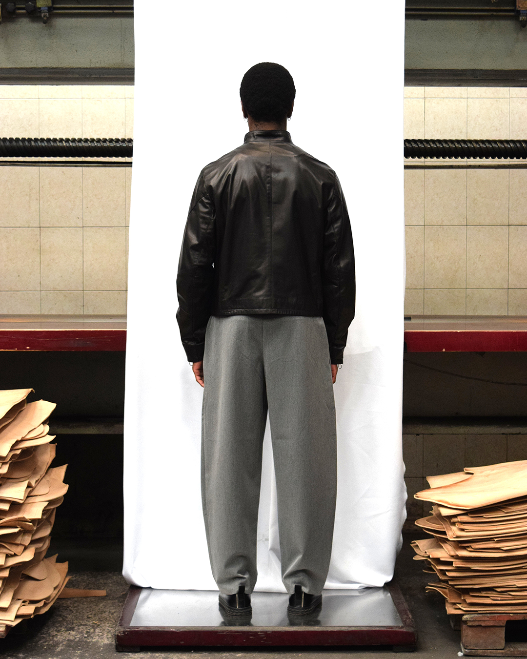 SHARD BIKER LEATHER JACKET