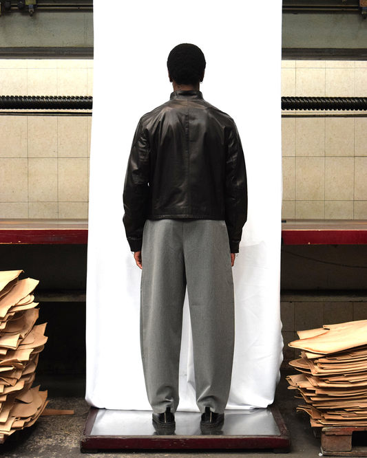 SHARD BIKER LEATHER JACKET