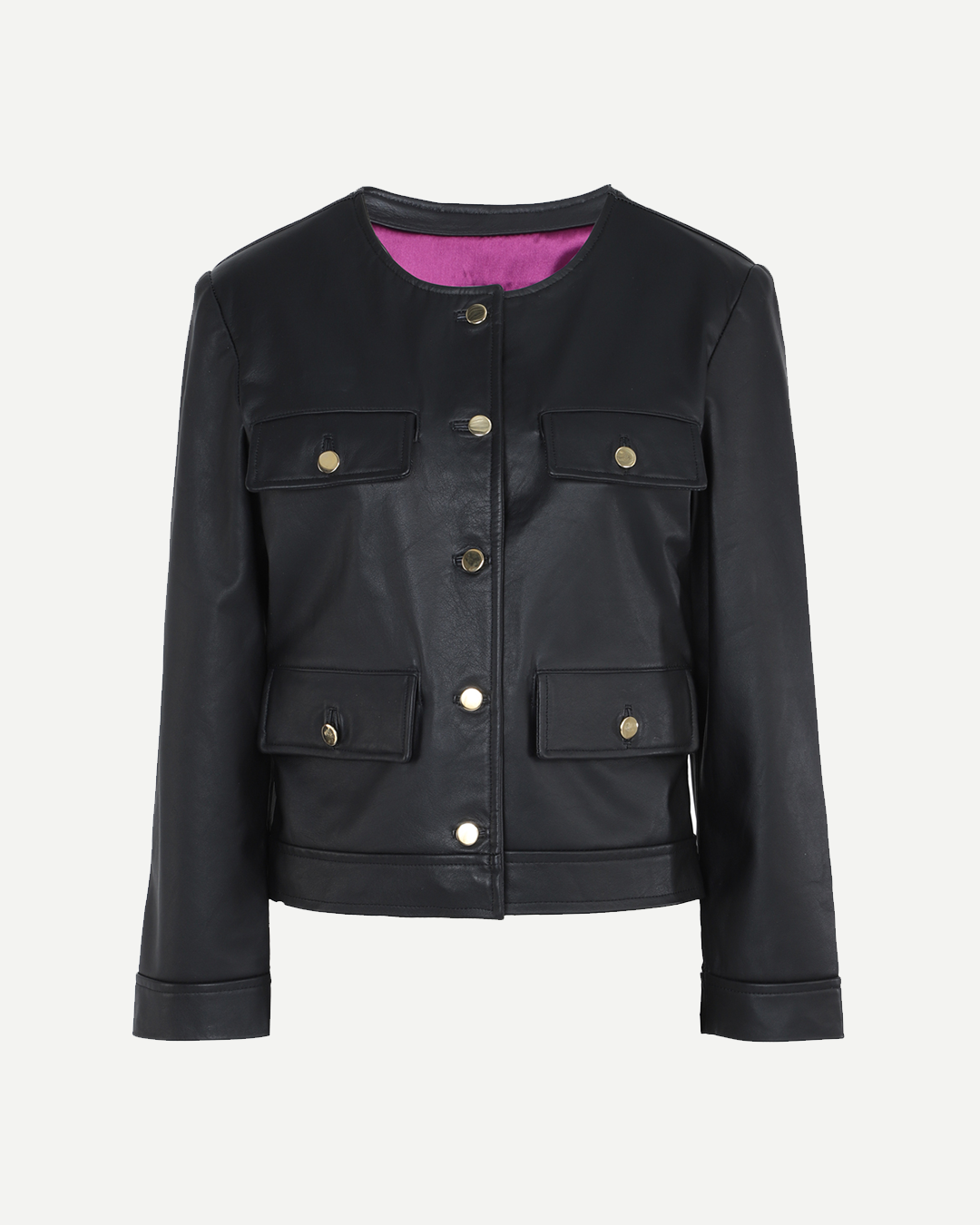 SERRA LEATHER BLAZER