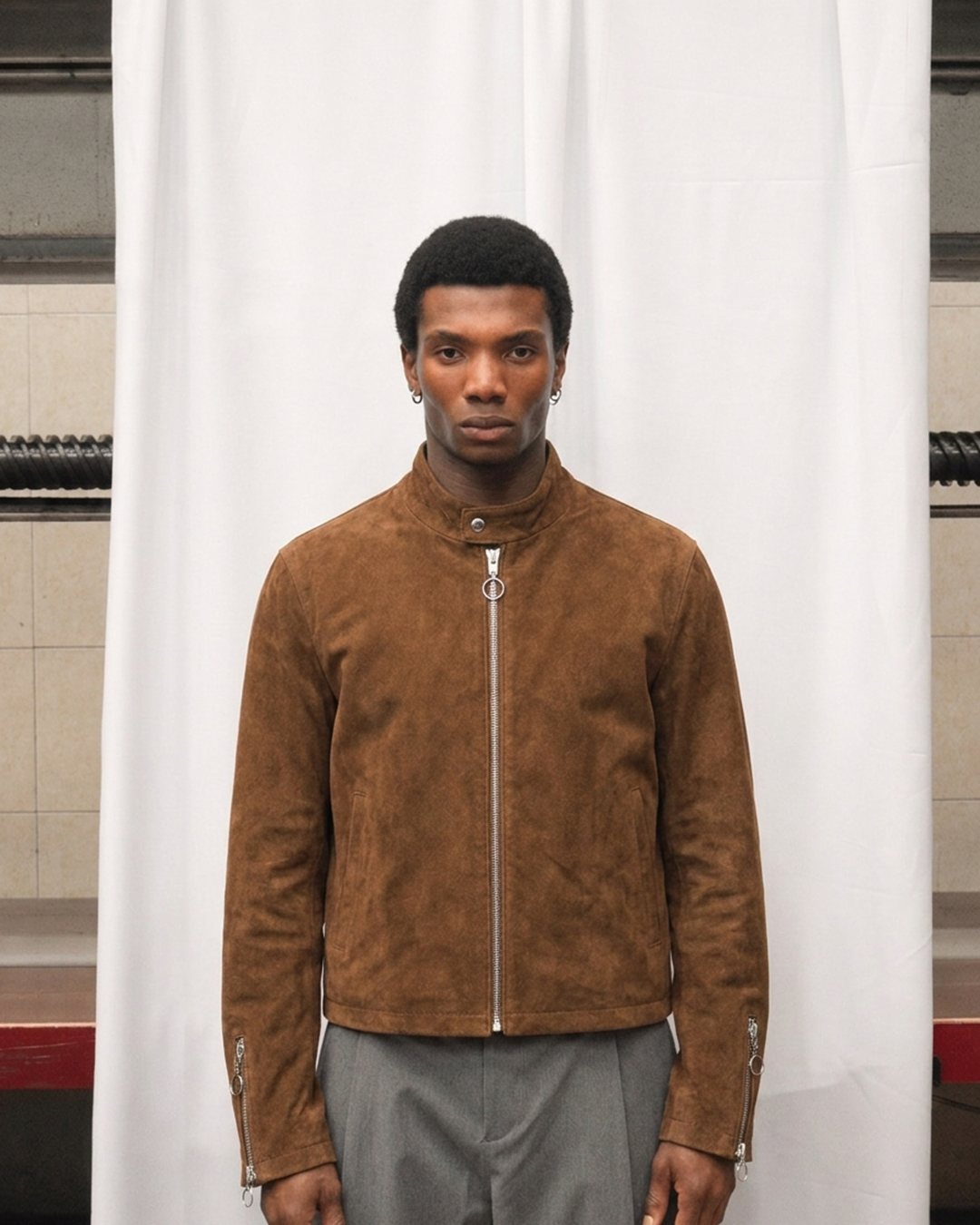 SHARD BIKER SUEDE JACKET