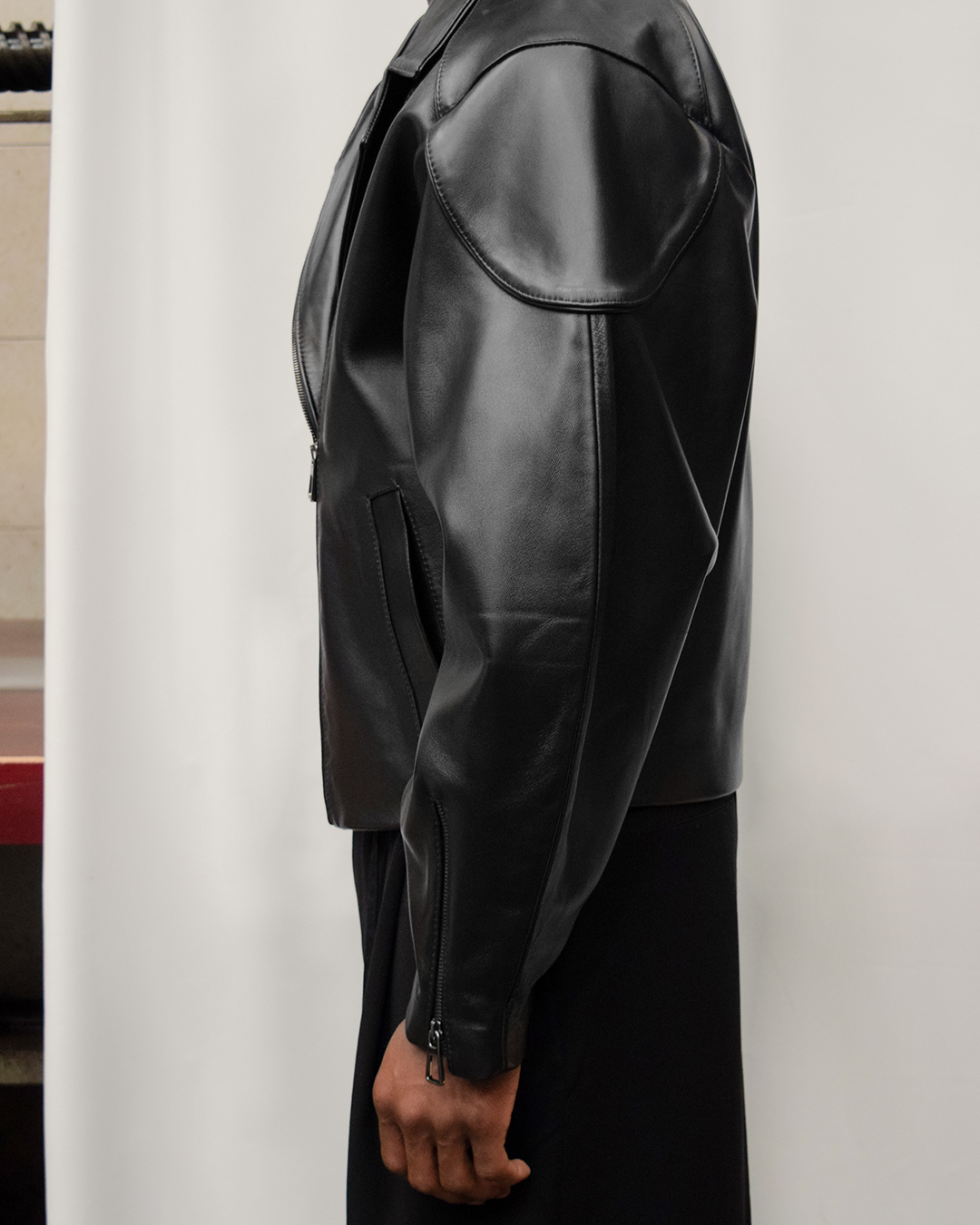 RIFT BIKER LEATHER JACKET