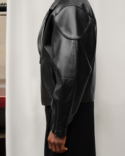 RIFT BIKER LEATHER JACKET