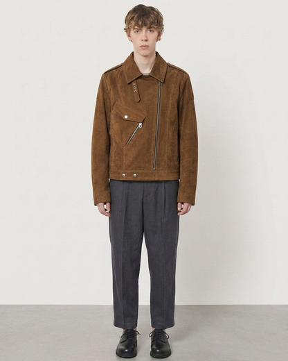 TRACE SUEDE BIKER JACKET