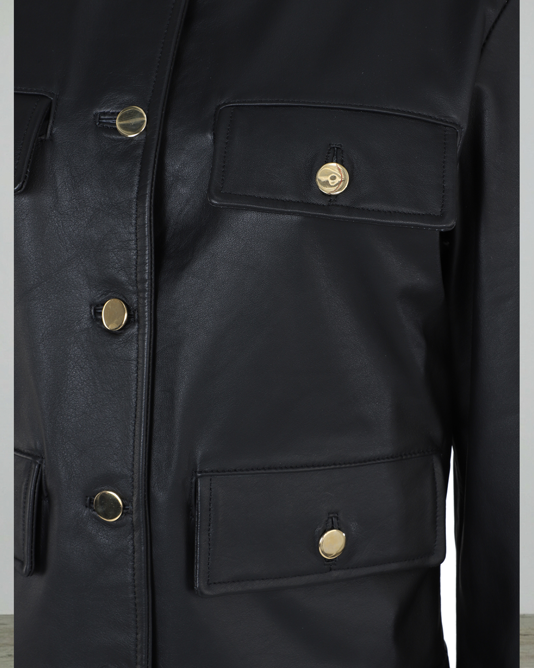 SERRA LEATHER BLAZER