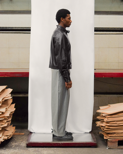 SHARD BIKER LEATHER JACKET