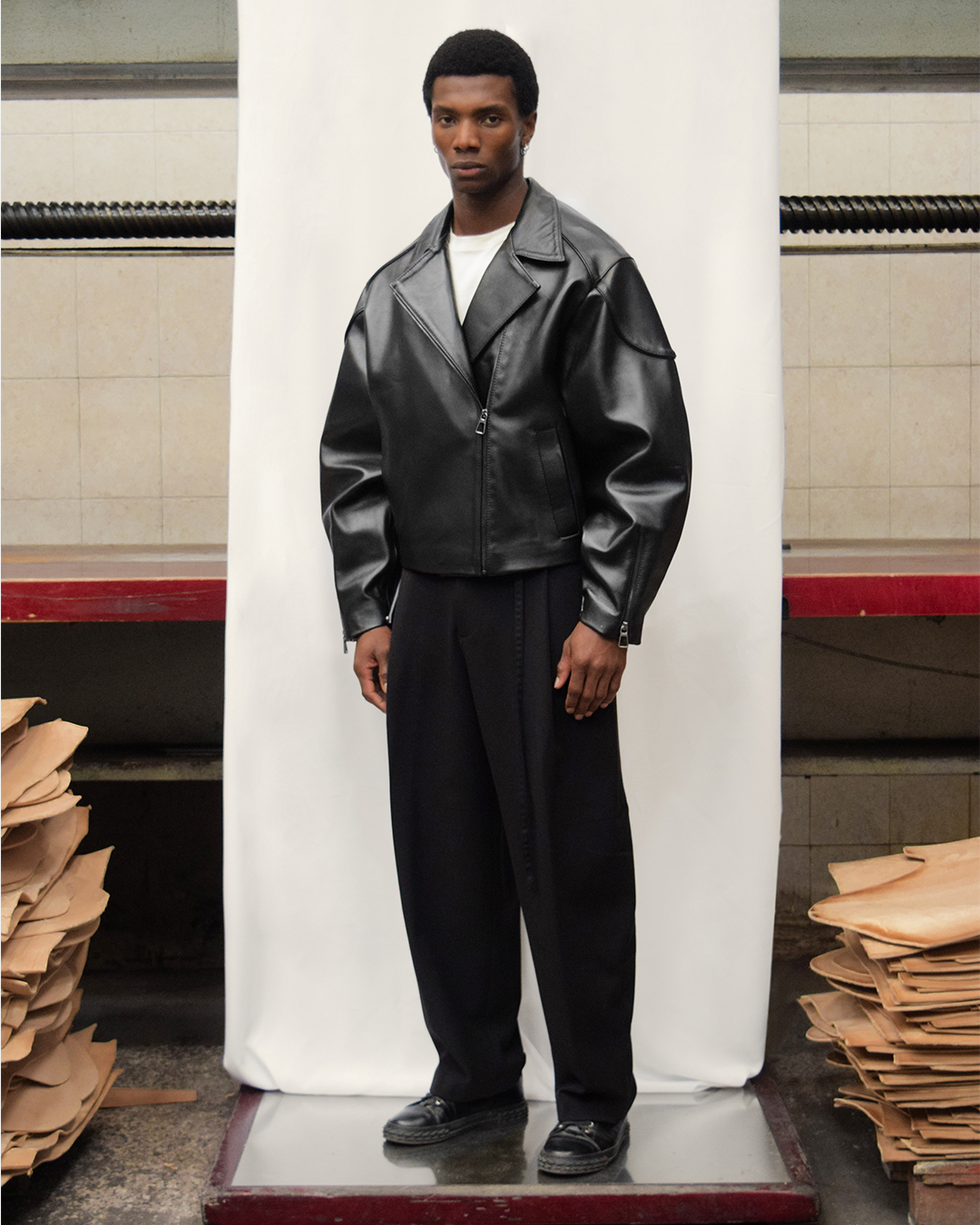 RIFT BIKER LEATHER JACKET