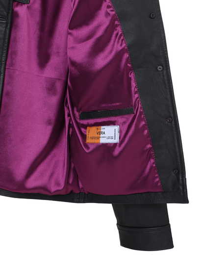 SERRA LEATHER BLAZER