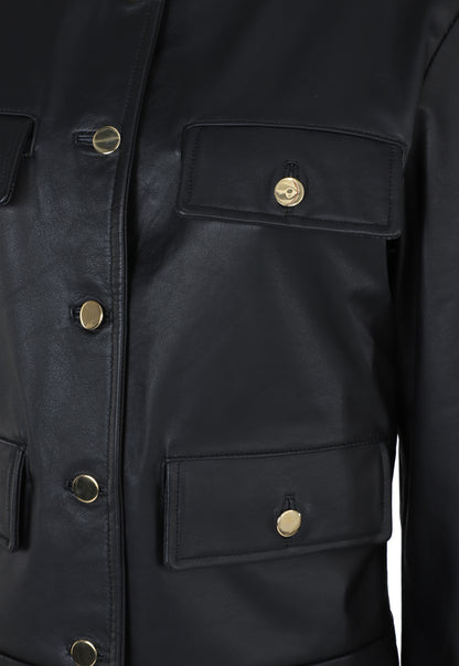 SERRA LEATHER BLAZER