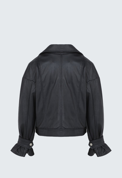 LEROY BIKER LEATHER JACKET