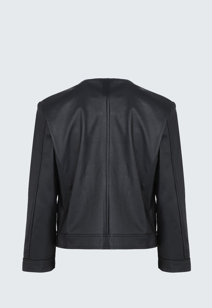SERRA LEATHER BLAZER