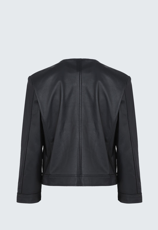 SERRA LEATHER BLAZER