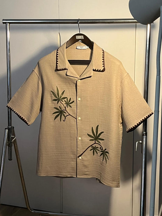 CAMISA CALETA CAFE