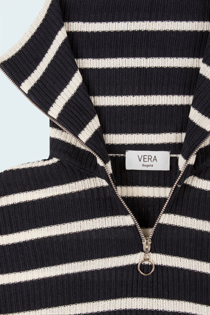 POLO MODE MERINO ZIP UP