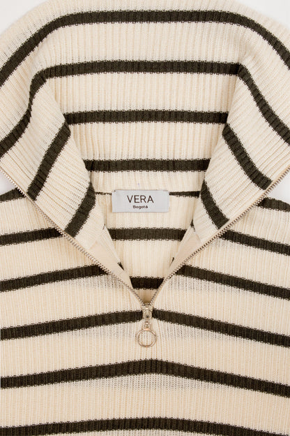 POLO MODE MERINO ZIP UP