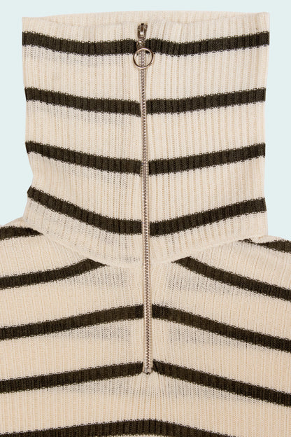 POLO MODE MERINO ZIP UP